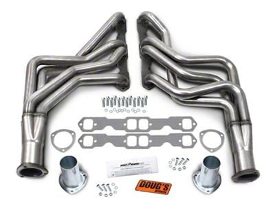 1-3/4-Inch 4-Tube Full Length Headers; Stainless Steel (78-88 Small Block V8 Monte Carlo)