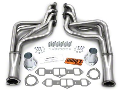 1-3/4-Inch 4-Tube Full Length Headers; Stainless Steel (65-72 400/455 V8 442, Cutlass, Vista Cruiser)