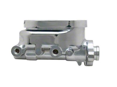 Flat Top Master Cylinder with 1-Inch Bore; Chrome (64-72 442, Cutlass, F85, Vista Cruiser)