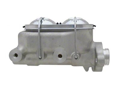 Ultra Light Weight Master Cylinder with 1-Inch Bore; Unpolished Aluminum (64-72 442, Cutlass, F85, Vista Cruiser)