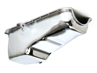 OEM Style Oil Pan; 4-Quart; Chrome (86-00 V8 Camaro)