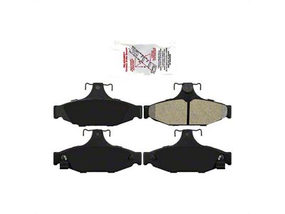 Semi-Metallic Brake Pads; Rear Pair (85-88 Camaro w/ Rear Disc Brakes & Performance Package; 89-92 Camaro w/ Rear Disc Brakes)