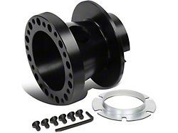 Aluminum Steel Wheel Hub Adapter; Black (69-96 Corvette C3 & C4)