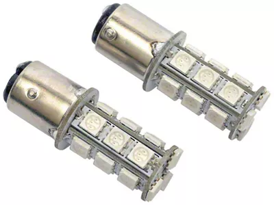 1157 Series 15 LED Bulb; Red (55-57 150, 210, Bel Air, Nomad)