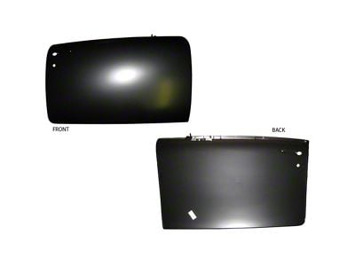 Door Skin with Door Handle Reinforcement; Passenger Side (55-57 150, 210, Bel Air, Nomad)