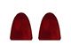 Inner Tail Light Lens; Red Lens (1955 150, 210, Bel Air, Nomad)