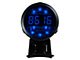 LED Digital Tachometer and Shift Light; Black and Blue (Universal; Some Adaptation May Be Required)