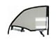 Lower Quarter Window Fram with Clear Glass; Passenger Side (55-57 150 Convertible, 210 Convertible, Bel Air Convertible)