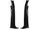 Windshield Garnish Moldings; Black (55-57 150 2-Door Hardtop, 210 2-Door Hardtop, Bel Air 2-Door Hardtop, Nomad 2-Door Hardtop)