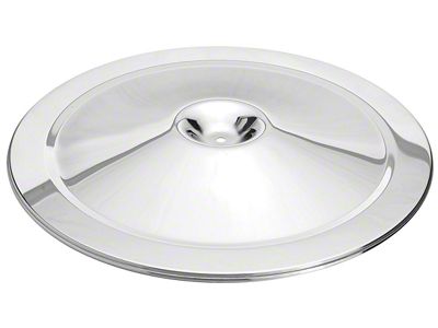 14-Inch Air Cleaner Lid; Chrome (64-77 El Camino)