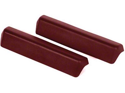 El Camino Armrest Pads, Burgundy, 1973-1977