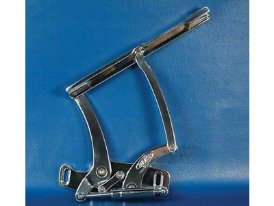 El Camino Billet Aluminum Hood Hinges, Polished Finish, 1965-1967