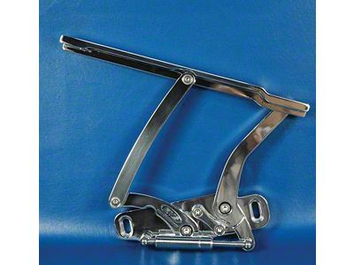 El Camino Billet Aluminum Hood Hinges, Polished Finish, 1969-1972