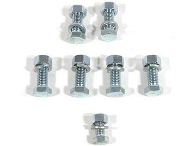 El Camino Bumper Bolt Kits Mounting Kit Rear 21 Pieces, 1966