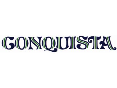 Conquista Tailgate Decal; Blue/Lime (78-87 El Camino)