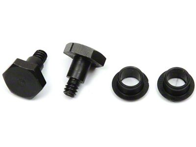 El Camino Cowl Induction Flapper Door Bushings & Pivot Bolts, 1970-1972