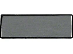 OPR El Camino Door Pull Strap Insert, Brushed Aluminum, 1981-1987