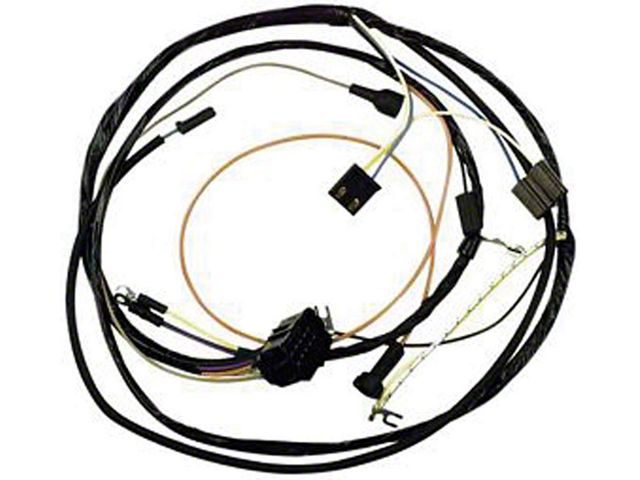 El Camino Engine Harness, 283-327 c.i. V8, With Warning Lights And Without Air Conditioning, 1966