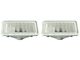 Front Marker Lights; Clear (1968 El Camino)