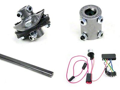 El Camino Ididit Column Installation Kit, For Cars With Power Steering, 13/16 36 Spline, 1966