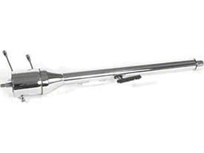 El Camino Ididit Steering Column, Tilt, Floor Shift, Paintable Steel, 1959-1960