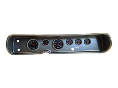 El Camino Instrument Cluster Panel, Aluminum Finish, With Sport Comp Gauges, 1964-1965