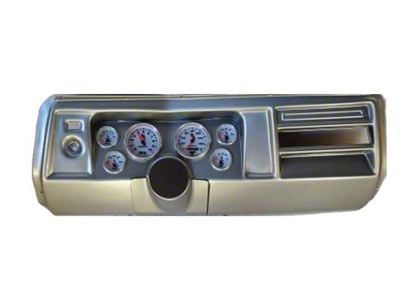 El Camino Instrument Cluster Panel, Aluminum Finish, With Ultra-Lite Gauges, 1969