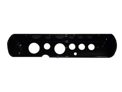 El Camino Instrument Cluster Panel, Carbon Fiber Finish, With Pre-Cut Holes, 1964-1965