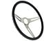 OE Style Comfort Grip Steering Wheel; 15-Inch; Silver and Black (65-72 El Camino)