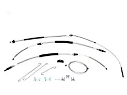 El Camino Parking Brake Cable Kit, TH350 Or Manual Transmssion, OE Steel, 1968-1972