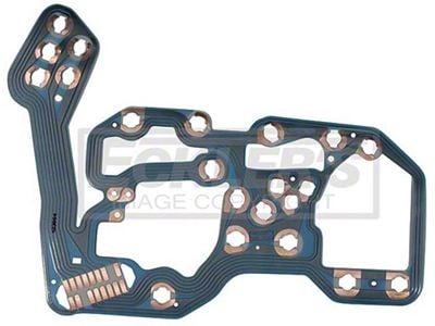 El Camino Printed Circuit, Original GM, For Cars Without Gauges, 1982-1987