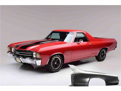 El Camino Quarter Panel, Full Panel, Left, 1968-1972