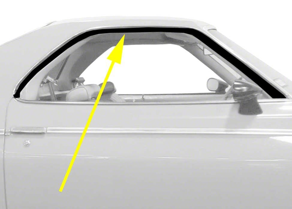 Ecklers El Camino Roof Rail Weatherstrip Seals, 1973-1977