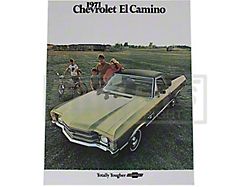 1971 El Camino Color Sales Brochure