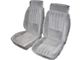 El Camino Seat Covers, Euro Reclining Buckets, Vinyl With Velour, 1982-1987