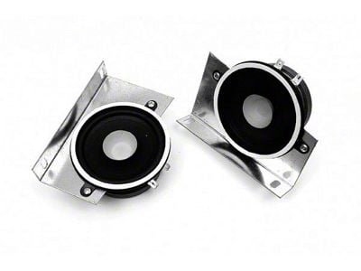 Custom Autosound El Camino Speakers, Dual Front Speakers, Screw In Style, 1970-1987