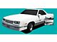 SS Decal Kit; Black (83-87 El Camino)