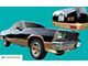 Super Sport Decal Kit; Charcoal/Red (83-84 El Camino)