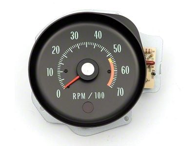 El Camino Tachometer, For Factory Gauge Car, 5500 Red Line,1970