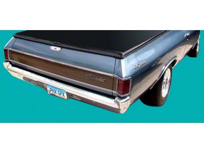 Tailgate Woodgrain Decal; American (68-72 El Camino)