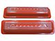 El Camino Valve Covers, Classic-Style, Aluminum, Orange, 1959-1987