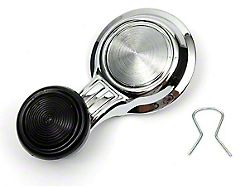 El Camino Vent Window Handle, Black Knob, 1968-1972