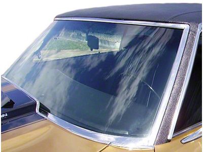 El Camino Windshield, Without Antenna, Clear, 1968-1972