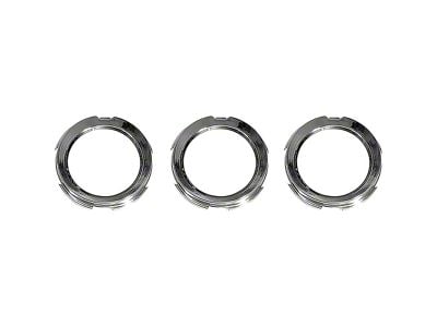 Fuel Temperature Oil and Generator Dash Gauge Housing Bezels (59-60 El Camino)