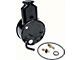 Power Steering Reservoir with Long Water Pump; Black (1969 Small Block V8 El Camino)