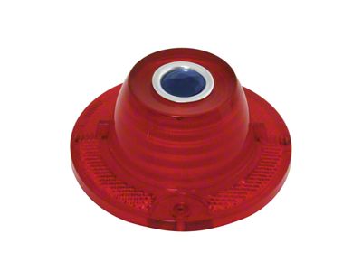 Tail Light Lens with Blue Dot; Red (1962 El Camino)