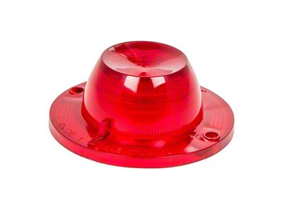 Tail Light Lens; Red (1962 El Camino)