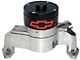 Electric Engine Water Pump; Aluminum; Polished with Bowtie Logo; Fits SB Chevy