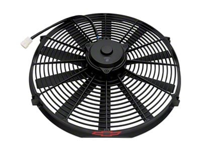 Electric Radiator Fan; High Performance Model w/Bowtie Logo; 16 Inch; 2100CFM