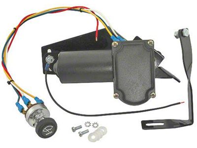 Electric Wiper Motor Conversion Kit - 12 Volt - Ford Convertible & Ford Station Wagon